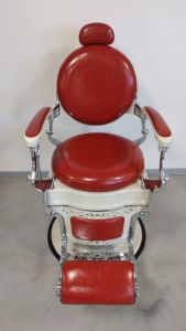 Ayala křeslo barber TOMMY RED