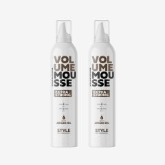 Dusy Duopaket Volume Mousse Extra Strong Argan 400ml