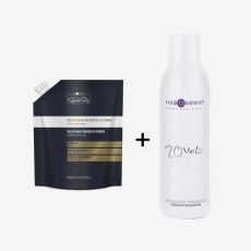 Hair Company Inimitable Blonde Bleaching powder 09 power 500g + Color oxidant emulsion Vol. 20