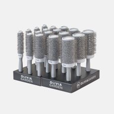 Olivia Garden papírový stojan a set kartáčů Blowout speed wawy Bristles W & G