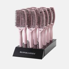 Olivia Garden papírový stojan a set kartáčů Fingerbrush combo